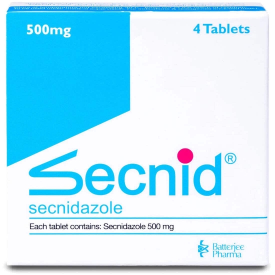 Picture of Secnid 500mg Tab 4s